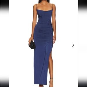 Lovers + Friends Odessa Gown in Navy